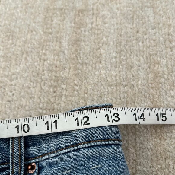 Abercrombie & Fitch 90s Slim Straight Ultra High Rise Blue Jeans 26 / 2 - Picture 8 of 11